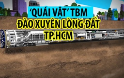 ‘Quái vật’ TBM 300 tấn sẽ đào xuyên lòng đất TP.HCM như thế nào?