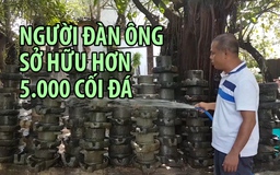 Người đàn ông sở hữu hơn 5.000 cối đá ở Nha Trang