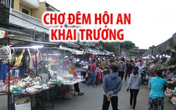 Nhộn nhịp chợ đêm vừa khai trương trong lòng phố cổ Hội An