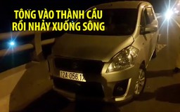 Lái ô tô tông vào thành cầu Nam Ô, rồi lao xuống sông