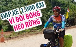 Đạp xe gần 1.000 km để đến tạ ơn Chúa Hang vì đội bóng Heo Rừng