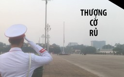 Quảng trường Ba Đình thượng cờ rủ ngày Quốc tang nguyên Tổng bí thư Đỗ Mười