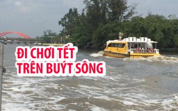 Buýt sông “đắt khách” gấp 3 lần trong dịp nghỉ Tết dương lịch