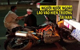 Liên tiếp tai nạn xe máy trong làn ô tô trên cầu Sài Gòn, 3 người thương vong