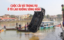 Cuộc cãi vã trong vụ ô tô lao xuống sông Hoài khiến 3 người tử vong