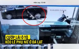 Kinh hoàng cảnh phụ nữ bị kẻ cướp lái ô tô kéo lê trên đường phố Đà Lạt