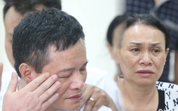 Đẫm nước mắt sau bản án cho vợ chồng giám đốc nợ tiền Đường Nhuệ