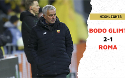 Highlights Bodo Glimt 2-1 AS Roma: Mourinho lại một lần nữa thua trước CLB của Na Uy