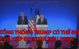 Tổng thống Trump có thể đổi ý về hiệp định khí hậu Paris