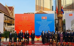 Khởi công nhà hành chính Quốc hội 25 triệu USD do Việt Nam tặng Campuchia