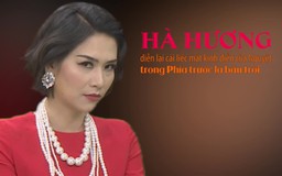 Hà Hương diễn lại cảnh liếc mắt "kinh điển" trong "Phía trước là bầu trời"