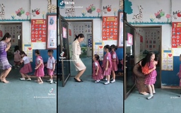 Cô giáo Thái Lan đốn tim dân mạng nhờ video đón học sinh