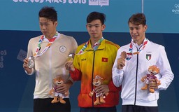 Nguyễn Huy Hoàng xuất sắc giành HCV bơi lội tại Olympic trẻ 2018