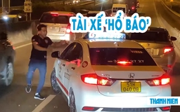Tài xế ô tô con ‘hổ báo’ chặn đầu, hành hung lái xe taxi ngay trên cao tốc