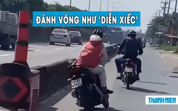 Phẫn nộ thanh niên lái xe máy đánh võng, ‘trêu ngươi’ người đi đường