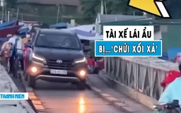 Tài xế bị mắng xối xả vì lái xe lên cầu, mặc biển cấm ô tô