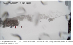 Lở tuyết ở Nhật, nhiều học sinh thiệt mạng