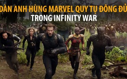 Dàn anh hùng Marvel quy tụ đông đủ trong Infinity War
