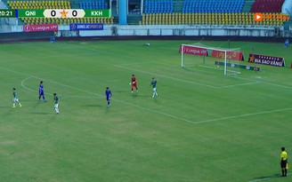 Highlight Quảng Ninh 0-1 Khánh Hòa: Trận đấu quả cảm của đội khách 
