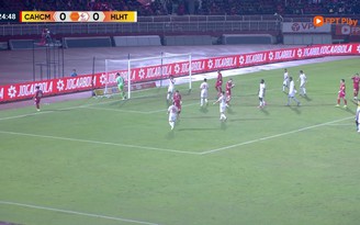 Highlight CLB Công an TP.HCM 0-0 Hà Tĩnh: Đội khách không tận dụng được lợi thế hơn người
