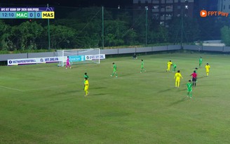 Highlight U.17 Macau 0-5 U.17 Malaysia: Chiến thắng toàn diện