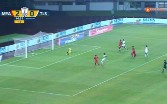 Highlight U.23 Myanmar 4-4 U.23 Timor Leste: Thêm một cú sốc nữa