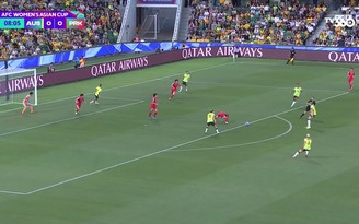 Highlight tứ kết đội tuyển nữ Úc 2-1 Triều Tiên: Chủ nhà vào bán kết
