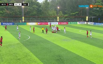Highlight Trường ĐH Công nghệ Đồng Nai 0-0 Trường ĐH Thủy lợi: Bất phân thắng bại
