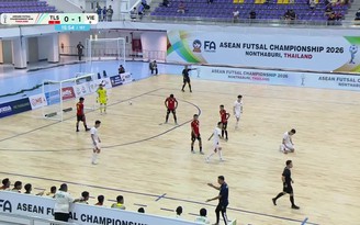 Futsal Việt Nam thắng đậm Timor Leste, tiến sát bán kết futsal Đông Nam Á 2026