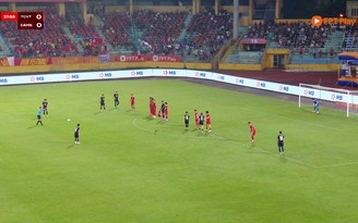 Highlight CLB Thể Công Viettel 0-1 CLB CAHN: Bàn thắng muộn
