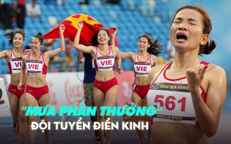 Nguyễn Thị Oanh và đội tuyển điền kinh nhận 'cơn mưa' phần thưởng sau SEA Games 32