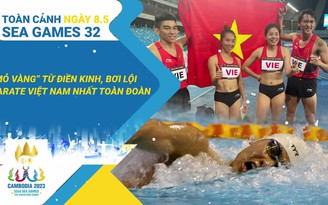 Toàn cảnh SEA Games 32 ngày 8.5: U.22 Việt Nam hiên ngang vào bán kết | Mỏ vàng điền kinh, bơi lội