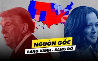 Bầu cử Mỹ: 'Bang xanh - bang đỏ' từ đâu mà có?