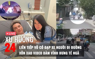 Xu Hướng 24: Xôn xao video Đàm Vĩnh Hưng té ngã | Liên tiếp vô cớ đạp xe người đi đường