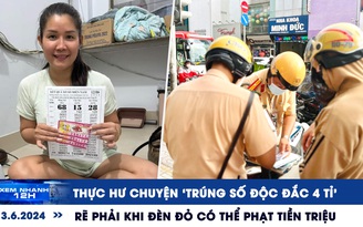 Xem nhanh 12h: Thực hư chuyện ‘trúng số độc đắc 4 tỉ’ | Rẽ phải khi đèn đỏ có thể phạt tiền triệu