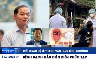 Xem nhanh 12h: Mối quan hệ Lê Thanh Vân - Lưu Bình Nhưỡng | Bệnh bạch hầu diễn biến phức tạp