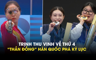 Trịnh Thu Vinh tiếc nuối dừng chân ở vị trí thứ 4 chung kết 10 m súng ngắn hơi Olympic