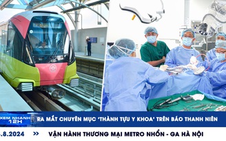 Xem nhanh 12h: Ra mắt chuyên mục 'Thành tựu y khoa' | Vận hành metro Nhổn - ga Hà Nội