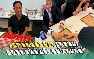 Ngày hội boardgame tại ĐH RMIT: Khi chơi cờ vua cũng phải 'đổ mồ hôi’