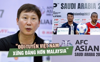 HLV Kim Sang-sik chưa hài lòng khâu dứt điểm, HLV Nepal nói Việt Nam xứng đáng vào VCK hơn Malaysia