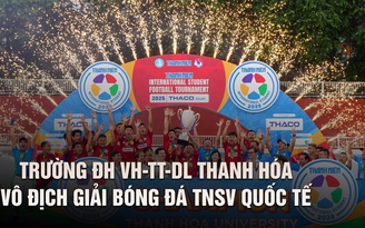 2 lần nâng cúp trong nửa tháng của Trường ĐH VH-TT-DL Thanh Hóa