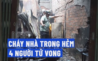 Cháy nhà trong hẻm ở Tiền Giang, 4 người tử vong