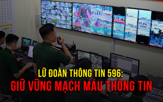 Giữ vững mạch máu thông tin trong nhiệm vụ diễu binh, diễu hành của lữ đoàn thông tin 596