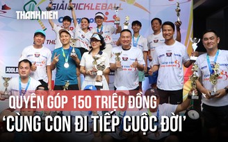 Sôi nổi giải pickleball ‘Cùng con đi tiếp cuộc đời’ do Báo Thanh Niên tổ chức