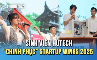 HUTECH Startup Wings 2025: Trà sữa viên nén chạm ngôi quán quân