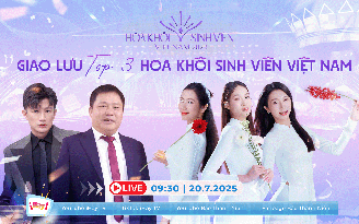 Livestream: Giao lưu top 3 Hoa khôi Sinh viên Việt Nam 2024