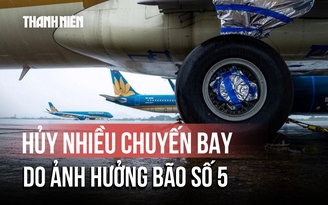 Bão số 5 (bão Kajiki): Hủy gần 20 chuyến bay trong ngày 24, 25.8