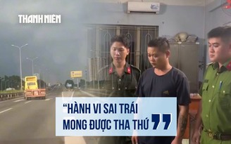 Bắt giữ tài xế lái xe container đánh võng trên cao tốc 