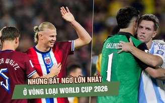 Những bất ngờ lớn nhất ở vòng loại World Cup 2026