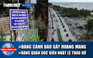 Toàn cảnh 17h: Bảng cảnh báo 'né trạm thu phí’ gây hoang mang | Hàng quán dọc biển Nhật Lệ tháo dỡ